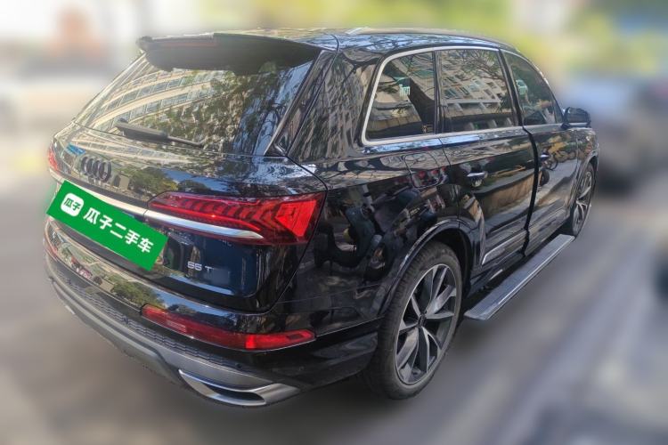 Used Audi Q7 2022 55 TFSI quattro S line Sport model Rear Right 45 Deg