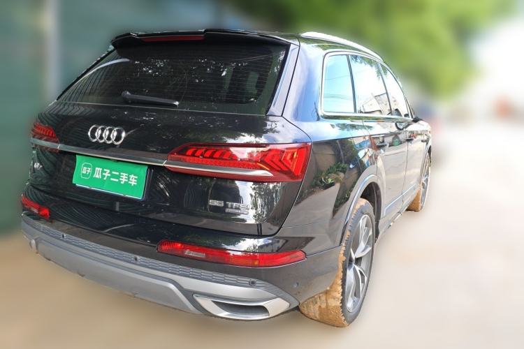 Used Audi Q7 2022 55 TFSI quattro S line Sport model Rear Right 45 Deg