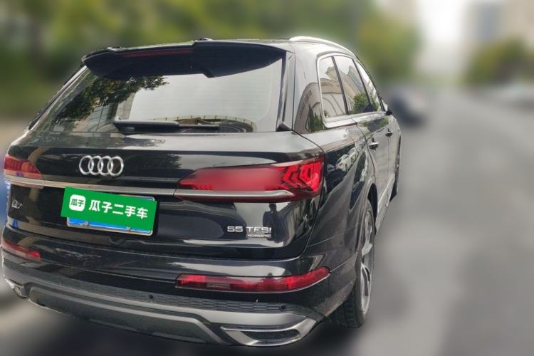 Used Audi Q7 2022 55 TFSI quattro S line Sport model Rear Right 45 Deg