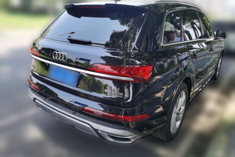 Used Audi Q7 2022 55 TFSI quattro S line Sport model Rear Right 45 Deg