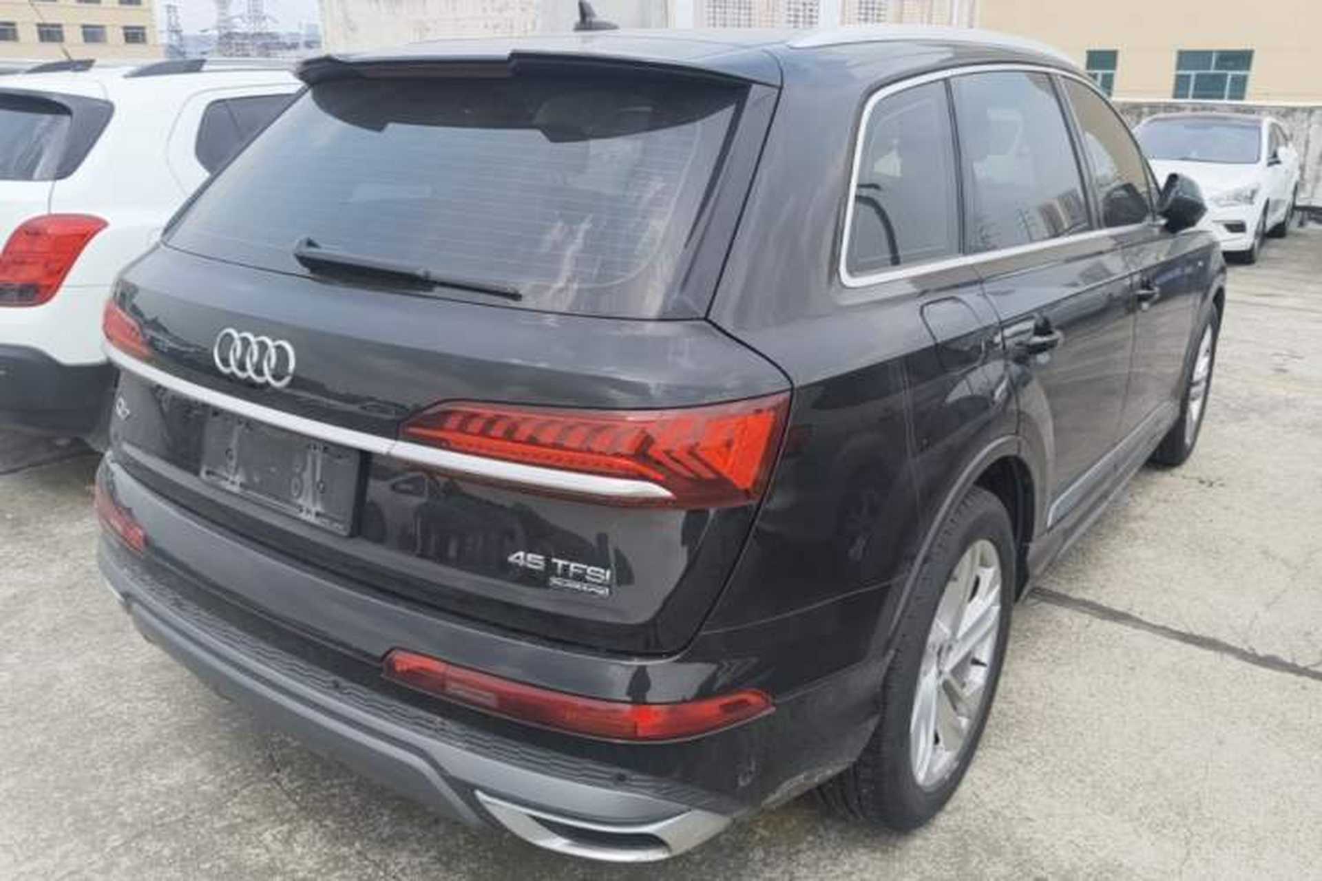 Used Audi Q7 2022 45 TFSI quattro S line Sport Edition Rear Right 45 Deg
