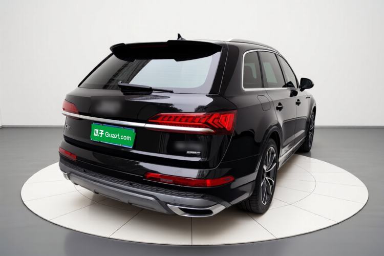 Used Audi Q7 2022 55 TFSI quattro S line Sport model Rear Right 45 Deg