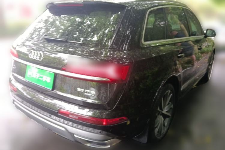 Used Audi Q7 2022 55 TFSI quattro S line Sport model Rear Right 45 Deg