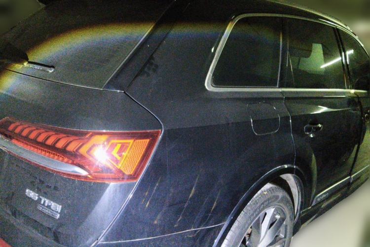 Used Audi Q7 2022 55 TFSI quattro S line Sport model Rear Right 45 Deg