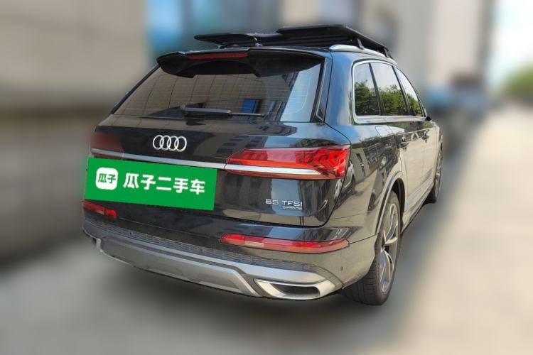 Used Audi Q7 2022 55 TFSI quattro S line Sport model Rear Right 45 Deg