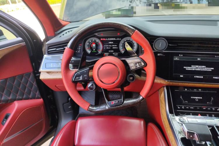Used Audi Q7 2022 55 TFSI quattro S line Ice and Snow Sports Edition Steering Wheel