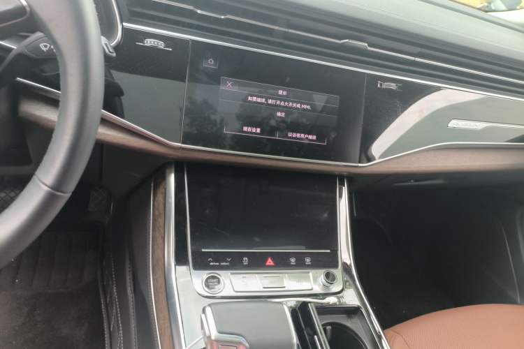 Used Audi Q7 2023 45 TFSI quattro S line Sport model Audio And AC Panel