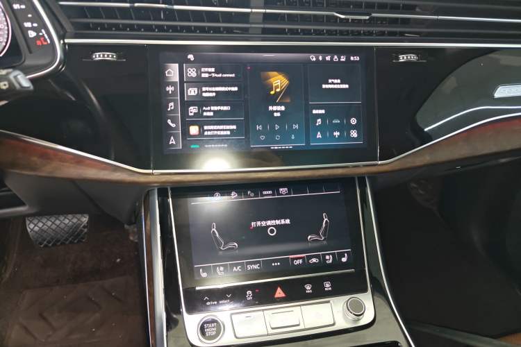 Used Audi Q7 2023 45 TFSI quattro S line Sport model Audio And AC Panel