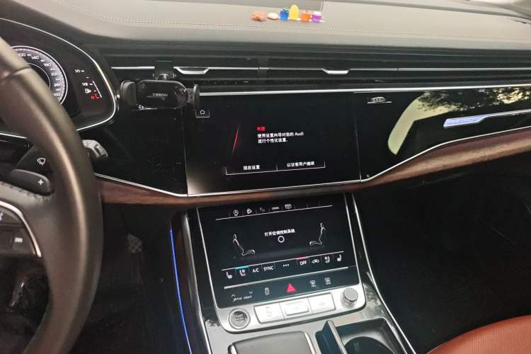 Used Audi Q7 2023 55 TFSI quattro S line Sport Edition Audio And AC Panel