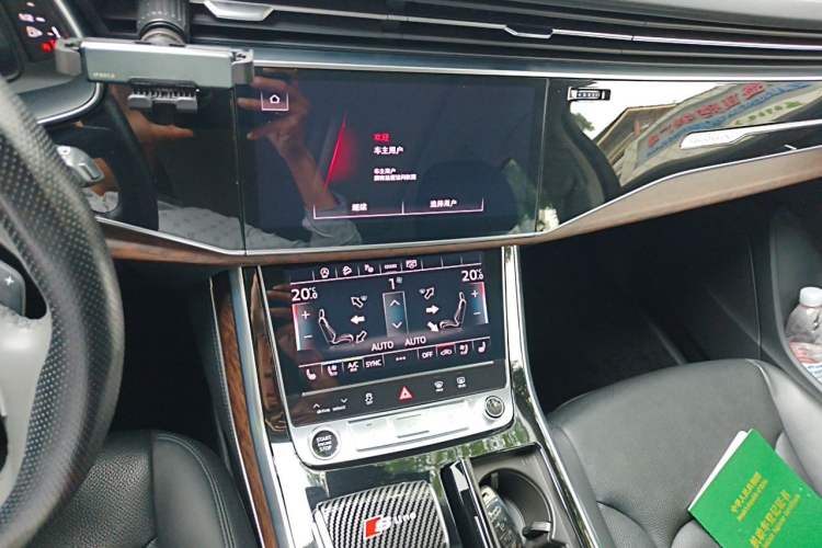 Used Audi Q7 2023 45 TFSI quattro S line Sport model Audio And AC Panel