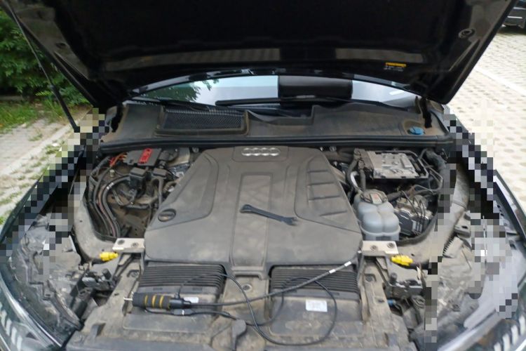 Used Audi Q7 2023 45 TFSI quattro S line Sport model Engine Bay