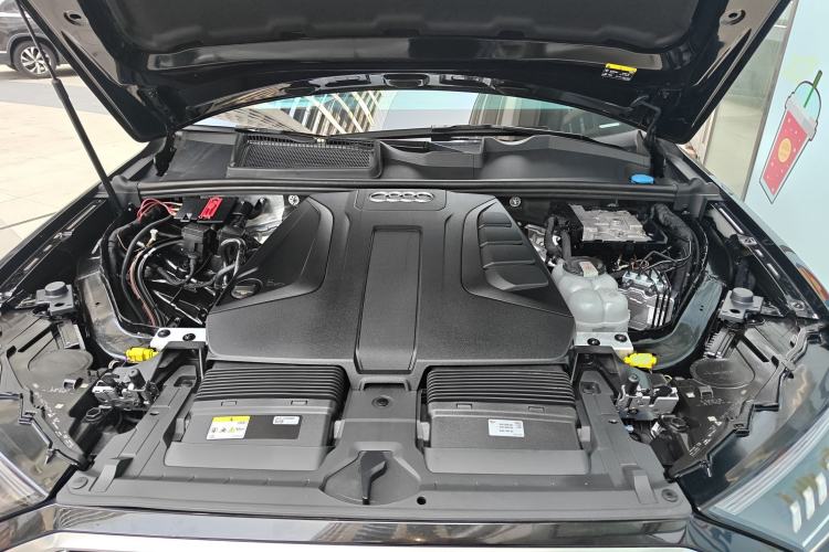 Used Audi Q7 2023 45 TFSI quattro S line Sport model Engine Bay