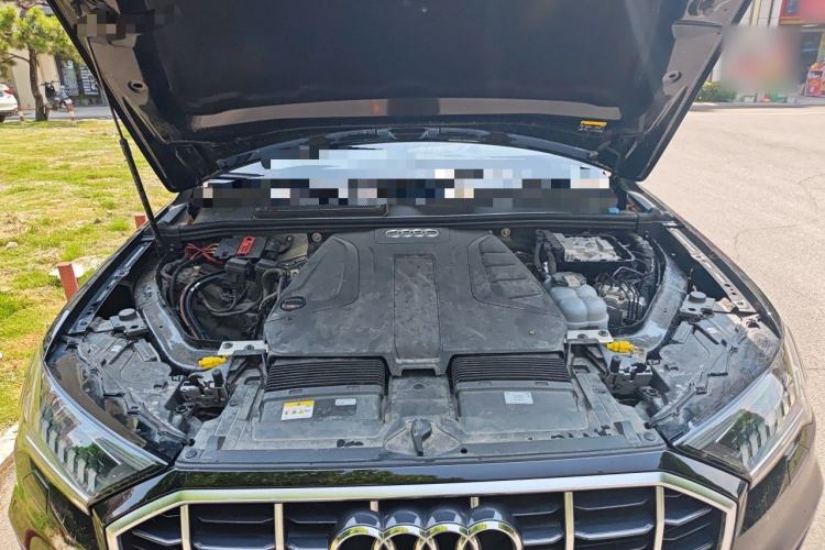 Used Audi Q7 2023 45 TFSI quattro S line Sport model Engine Bay