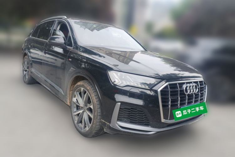 Used Audi Q7 2023 55 TFSI quattro S line Sport Edition Front Right 45 Deg