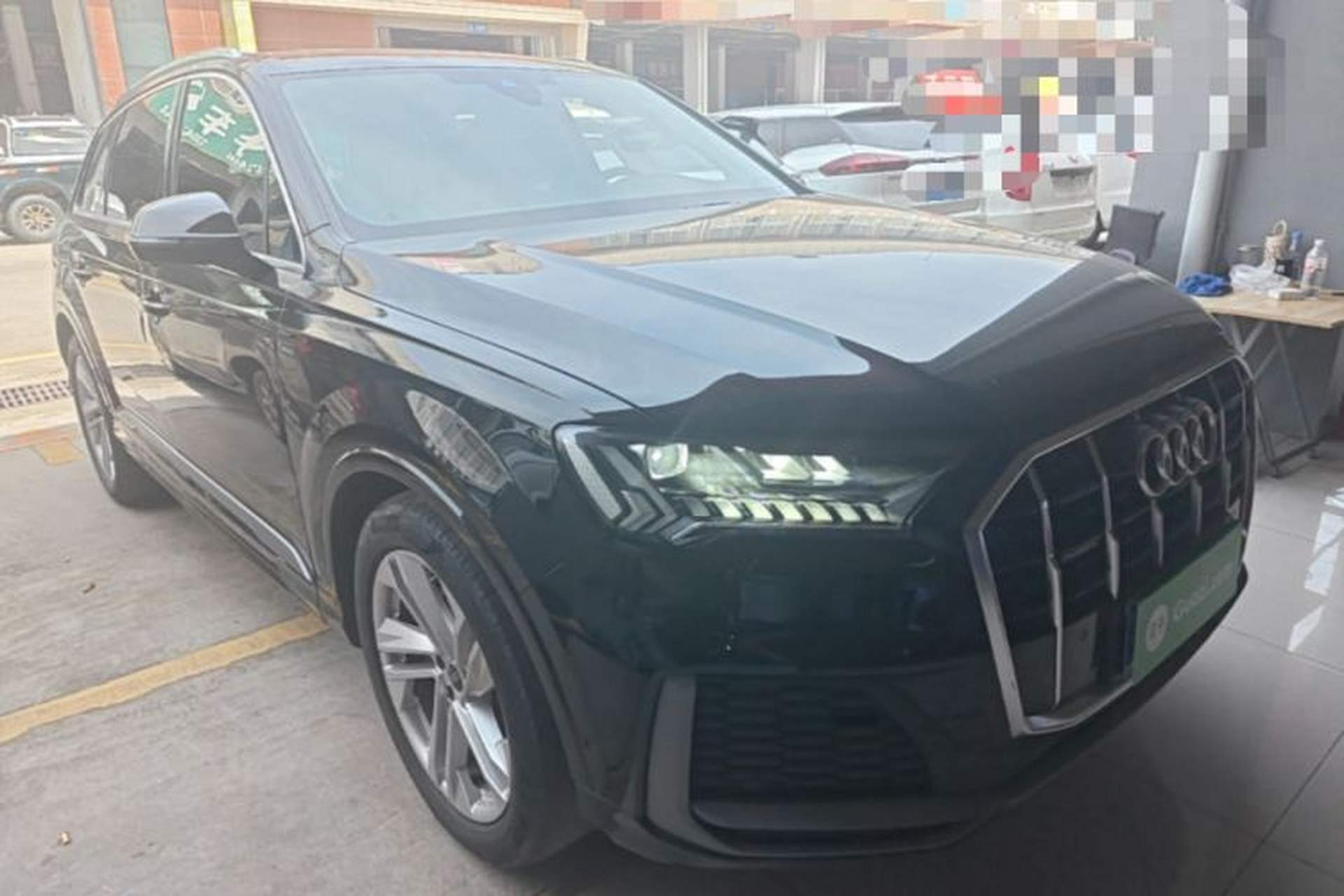 Used Audi Q7 2023 45 TFSI quattro S line Sport model Front Right 45 Deg