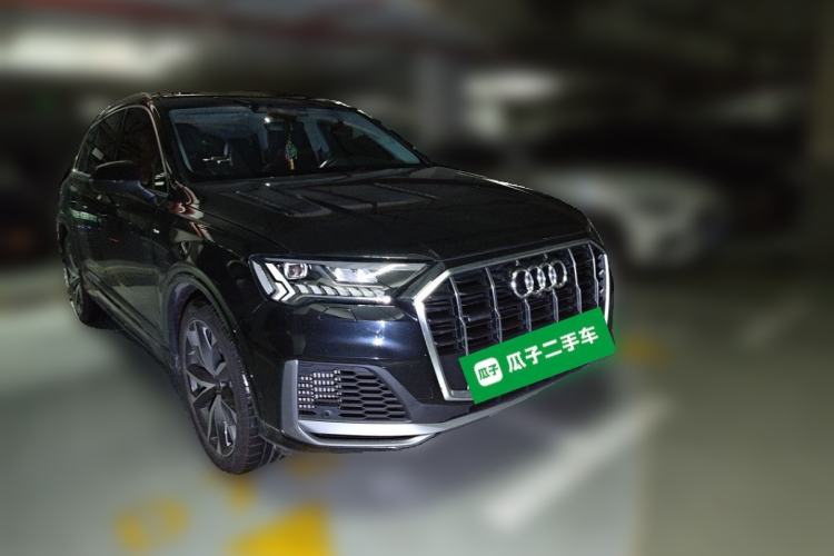 Used Audi Q7 2023 55 TFSI quattro S line Sport Edition Front Right 45 Deg