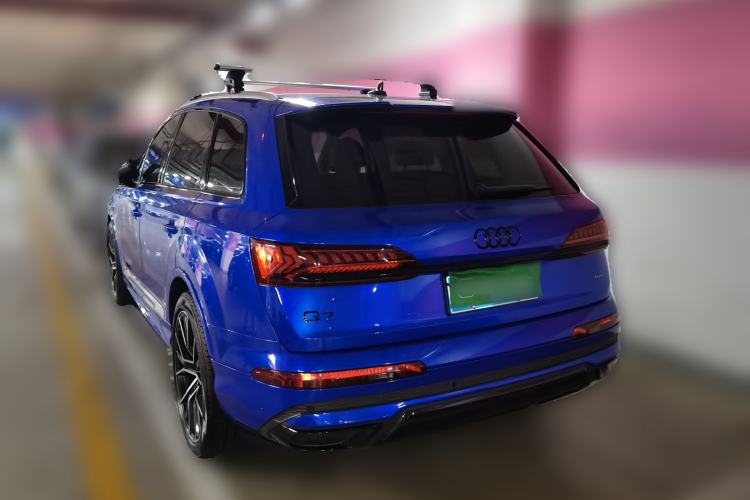 Used Audi Q7 2023 45 TFSI quattro S line Sport model Rear Left 45 Deg