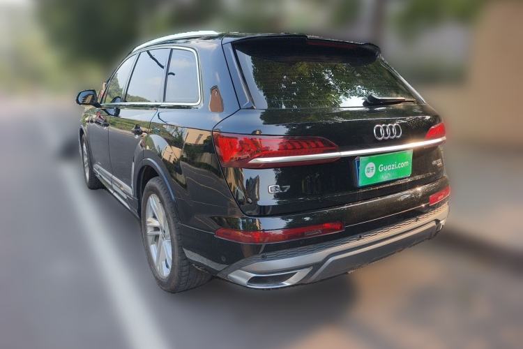Used Audi Q7 2023 45 TFSI quattro S line Sport model Rear Left 45 Deg