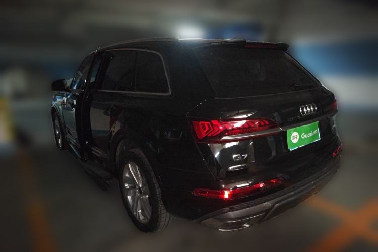 Used Audi Q7 2023 45 TFSI quattro S line Sport model Rear Left 45 Deg