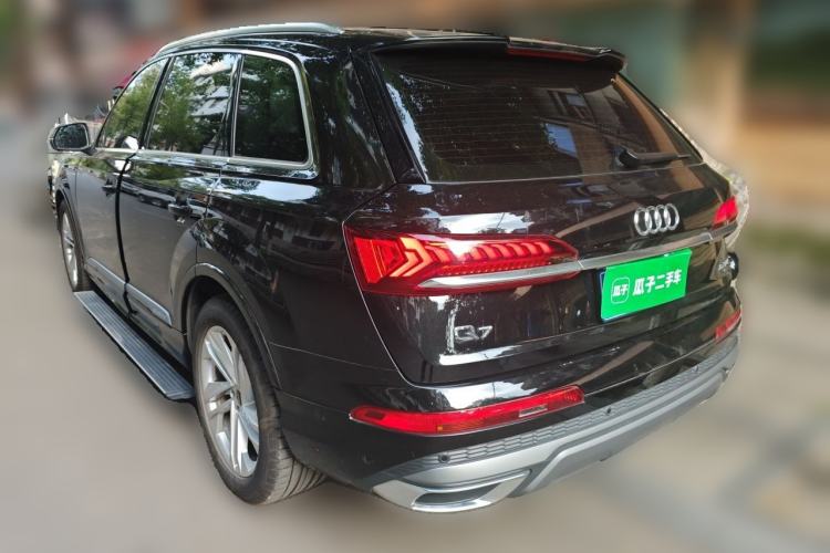Used Audi Q7 2023 45 TFSI quattro S line Sport model Rear Left 45 Deg