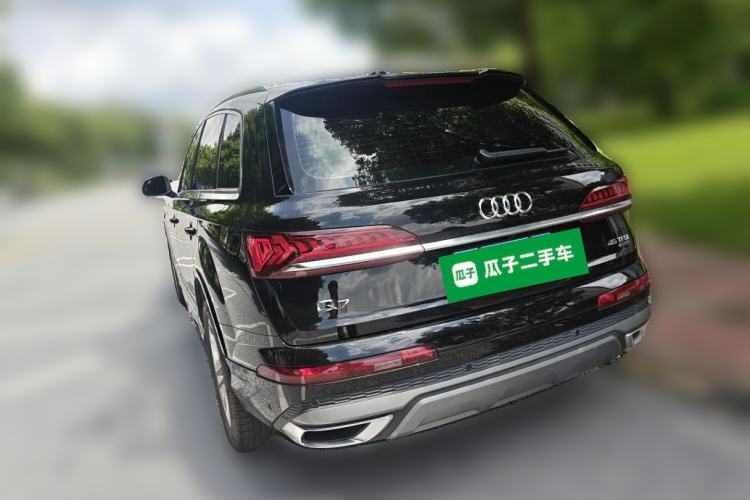 Used Audi Q7 2023 45 TFSI quattro S line Sport model Rear Left 45 Deg