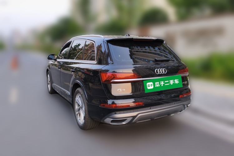 Used Audi Q7 2023 45 TFSI quattro S line Sport model Rear Left 45 Deg