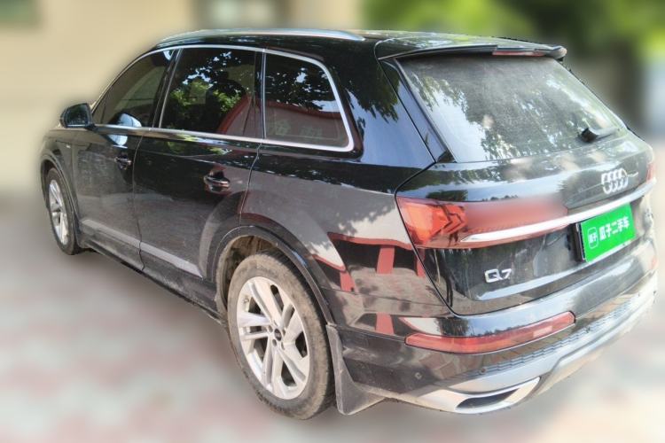 Used Audi Q7 2023 45 TFSI quattro S line Sport model Rear Left 45 Deg
