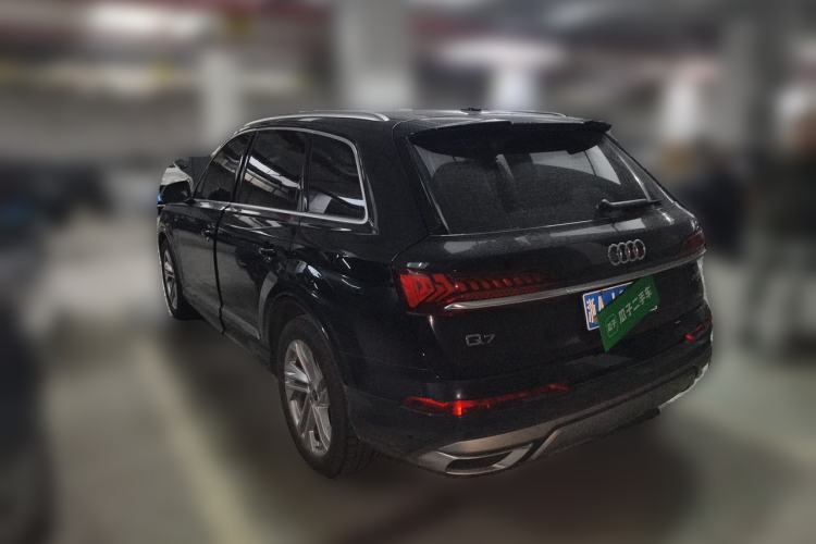 Used Audi Q7 2023 45 TFSI quattro S line Sport model Rear Left 45 Deg