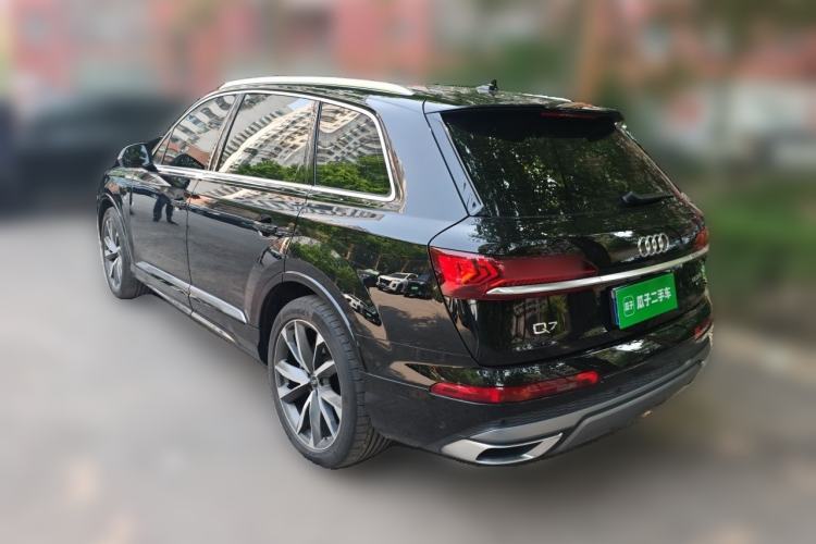 Used Audi Q7 2023 55 TFSI quattro S line Sport Edition Rear Left 45 Deg