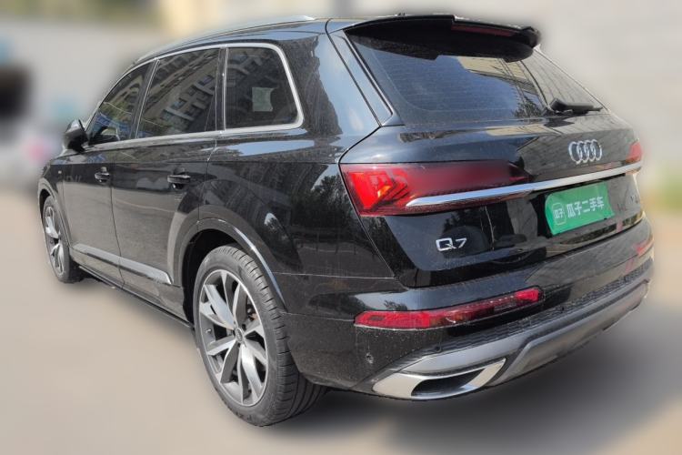 Used Audi Q7 2023 55 TFSI quattro S line Sport Edition Rear Left 45 Deg