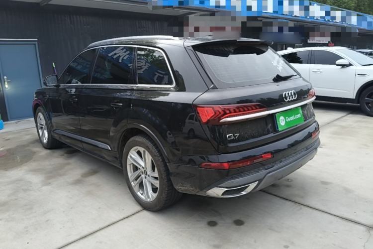 Used Audi Q7 2023 45 TFSI quattro S line Sport model Rear Left 45 Deg