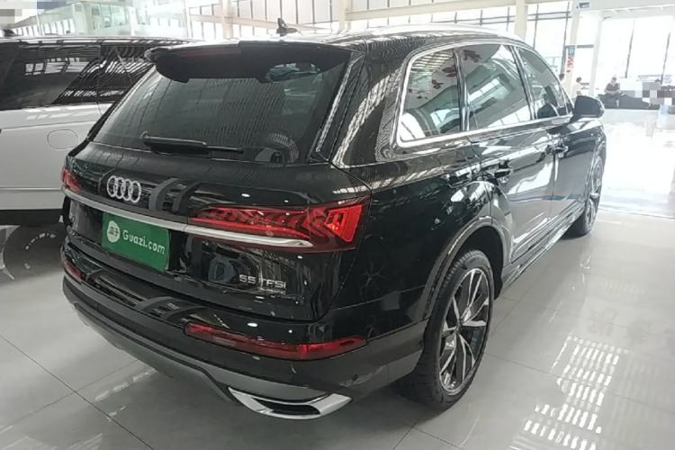 Used Audi Q7 2023 55 TFSI quattro S line Sport Edition Rear Right 45 Deg