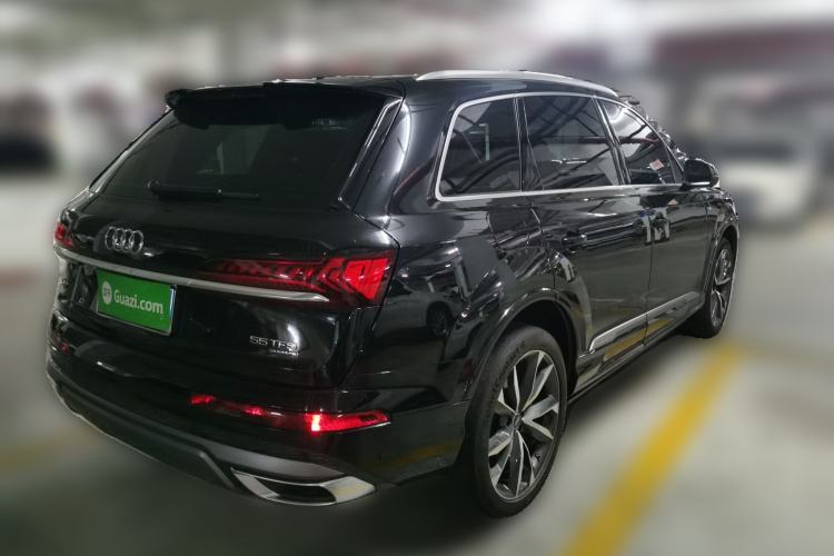 Used Audi Q7 2023 55 TFSI quattro S line Sport Edition Rear Right 45 Deg