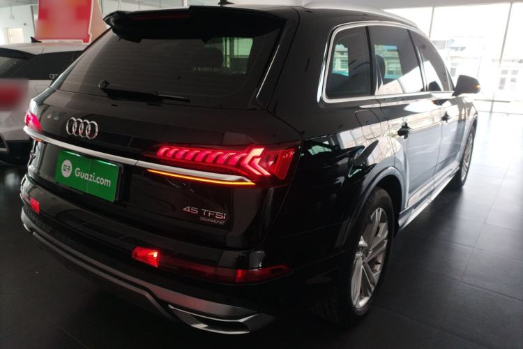 Used Audi Q7 2023 45 TFSI quattro S line Sport model Rear Right 45 Deg