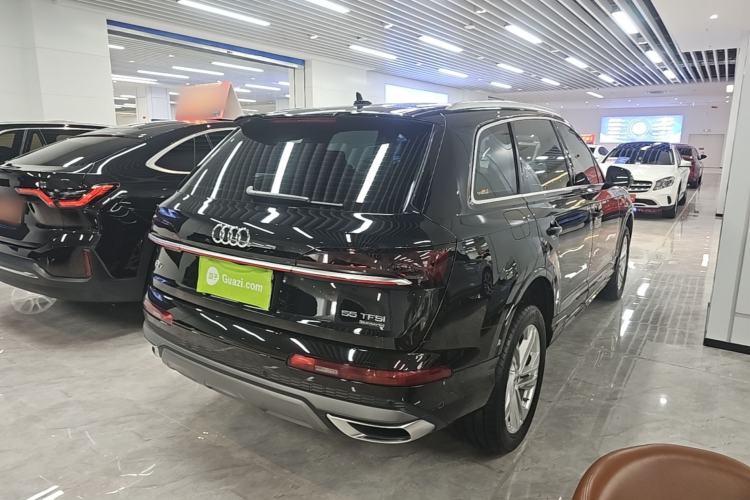 Used Audi Q7 2023 45 TFSI quattro S line Sport model Rear Right 45 Deg