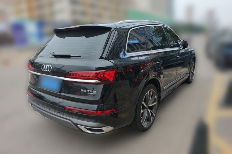 Used Audi Q7 2023 55 TFSI quattro S line Sport Edition Rear Right 45 Deg