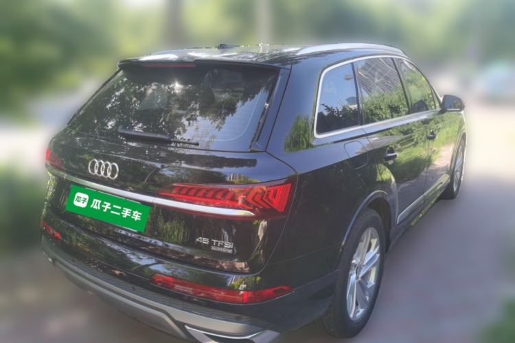 Used Audi Q7 2023 45 TFSI quattro S line Sport model Rear Right 45 Deg