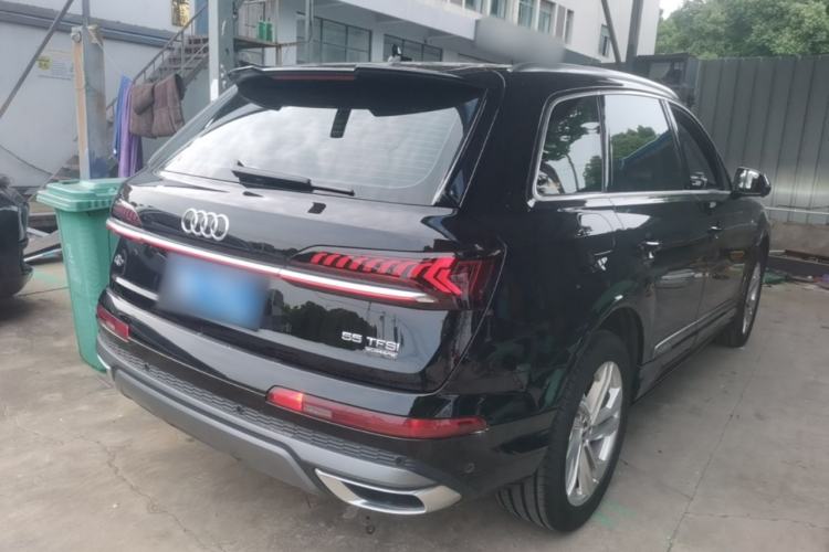 Used Audi Q7 2023 45 TFSI quattro S line Sport model Rear Right 45 Deg