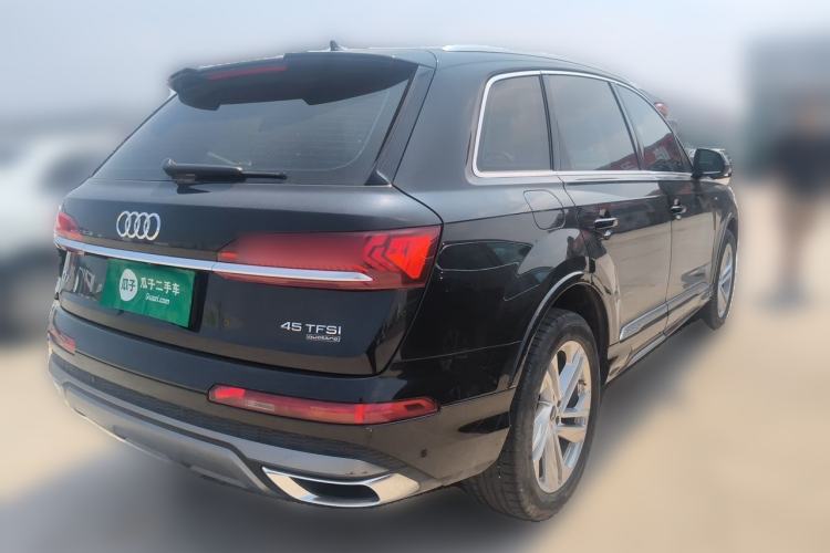 Used Audi Q7 2023 45 TFSI quattro S line Sport model Rear Right 45 Deg