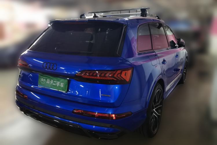 Used Audi Q7 2023 45 TFSI quattro S line Sport model Rear Right 45 Deg