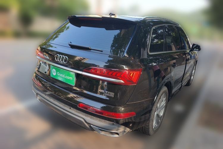 Used Audi Q7 2023 45 TFSI quattro S line Sport model Rear Right 45 Deg