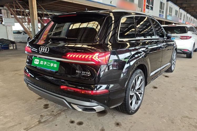 Used Audi Q7 2023 55 TFSI quattro S line Sport Edition Rear Right 45 Deg