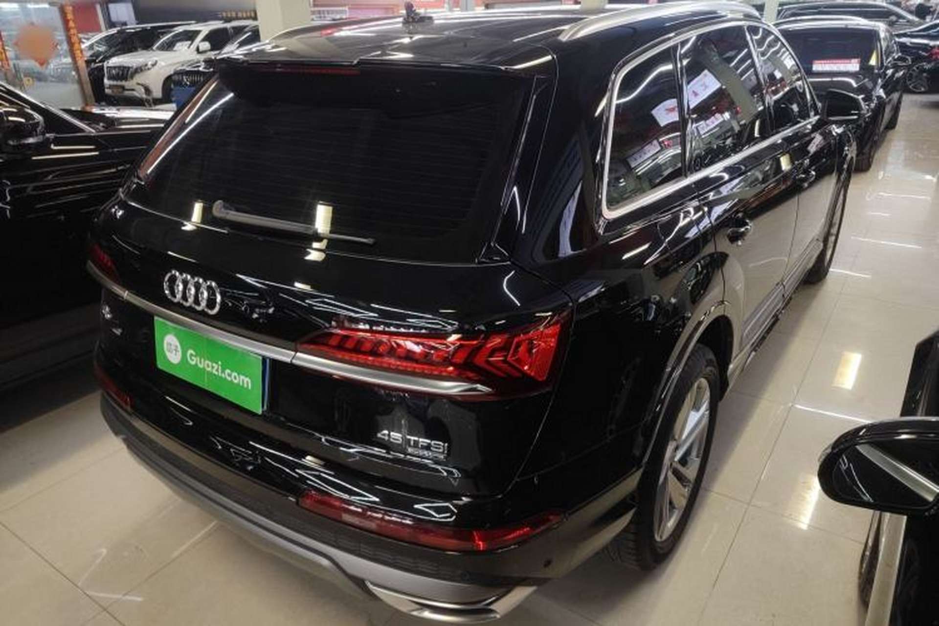 Used Audi Q7 2023 45 TFSI quattro S line Sport model Rear Right 45 Deg