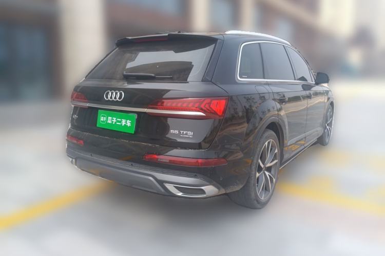 Used Audi Q7 2023 55 TFSI quattro S line Sport Edition Rear Right 45 Deg