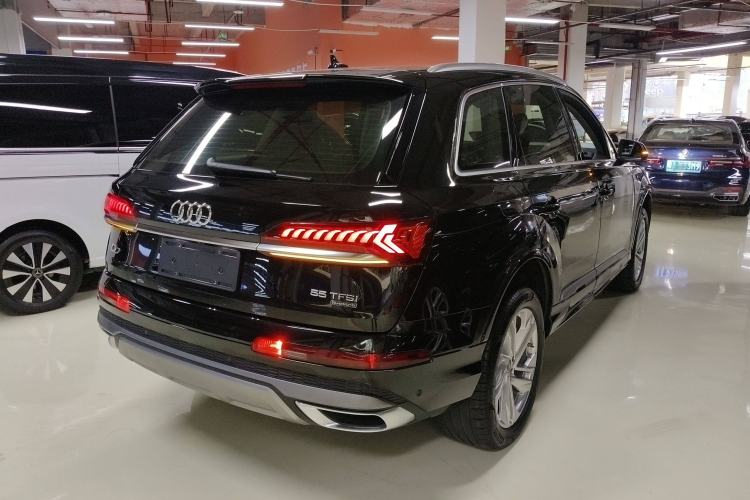 Used Audi Q7 2023 45 TFSI quattro S line Sport model Rear Right 45 Deg