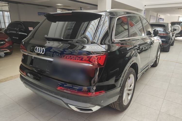 Used Audi Q7 2023 45 TFSI quattro S line Sport model Rear Right 45 Deg