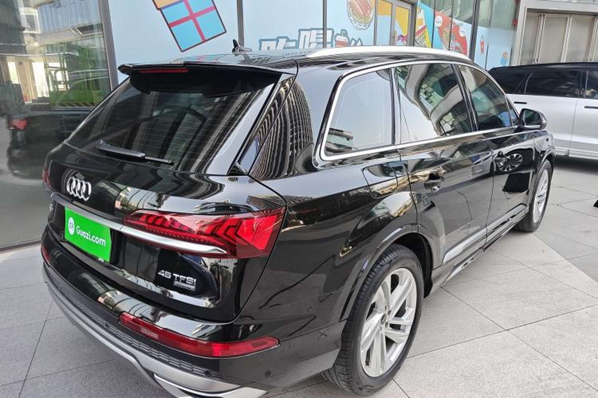 Used Audi Q7 2023 45 TFSI quattro S line Sport model Rear Right 45 Deg