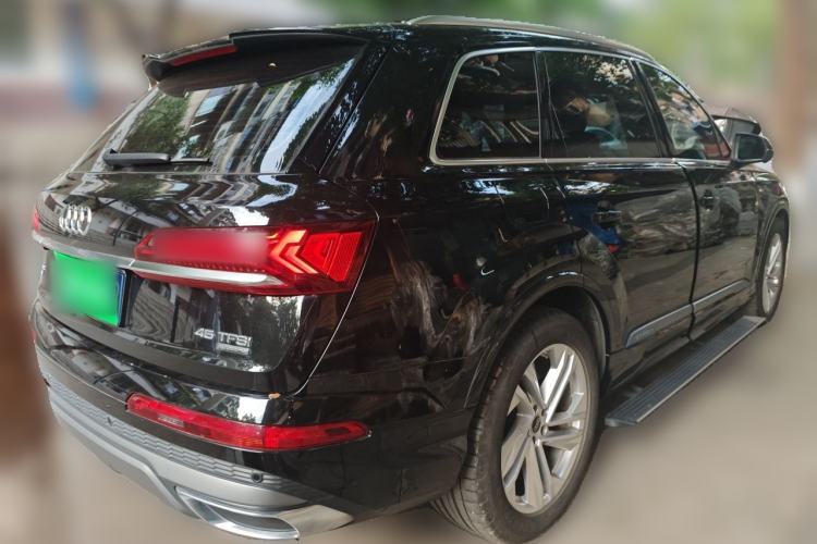 Used Audi Q7 2023 45 TFSI quattro S line Sport model Rear Right 45 Deg
