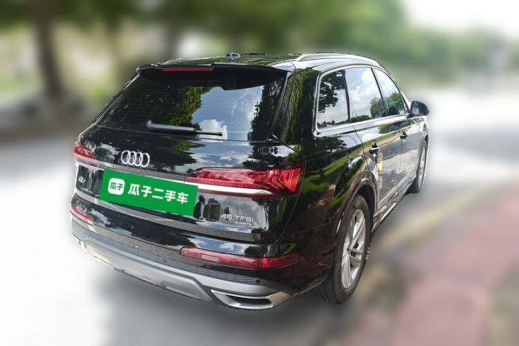 Used Audi Q7 2023 45 TFSI quattro S line Sport model Rear Right 45 Deg