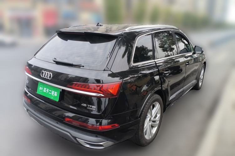 Used Audi Q7 2023 45 TFSI quattro S line Sport model Rear Right 45 Deg